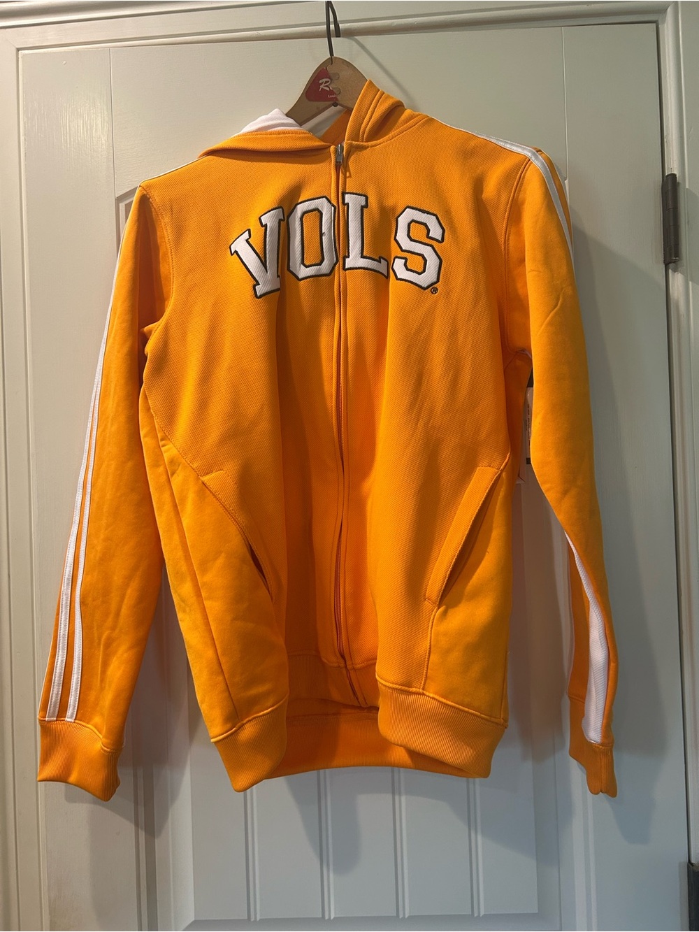 VOLS Adidas Orange Zip-Up Hoodie.